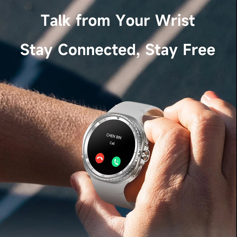 Smartwatch with Bluetooth Calling, Heart Rate Monitoring, Waterproof Design, Voice Assistant, NFC, and Fitness Tracking Features