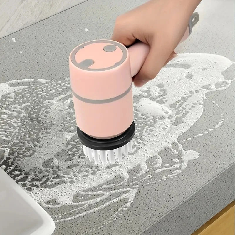 3-in-1 Cordless Electric Spin Scrubber – High-Performance Cleaning Brush for Kitchen, Bathroom, and Home Use