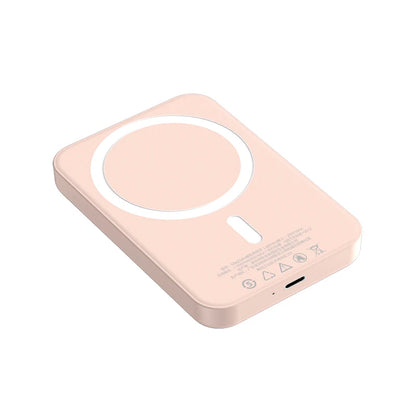 Magnetic Portable Power Bank - Wireless Charger with Fast Charging for Apple iPhone and Android Devices with MagSafe Compatibility