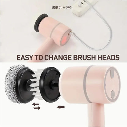 3-in-1 Cordless Electric Spin Scrubber – High-Performance Cleaning Brush for Kitchen, Bathroom, and Home Use