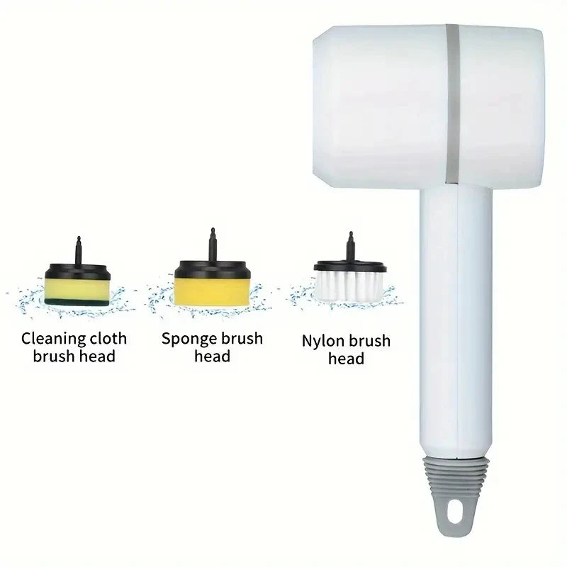 3-in-1 Cordless Electric Spin Scrubber – High-Performance Cleaning Brush for Kitchen, Bathroom, and Home Use