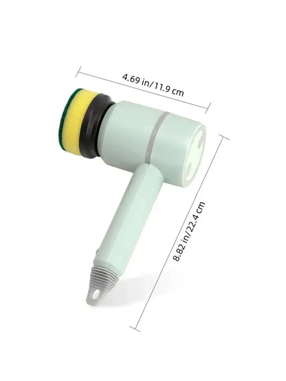 3-in-1 Cordless Electric Spin Scrubber – High-Performance Cleaning Brush for Kitchen, Bathroom, and Home Use